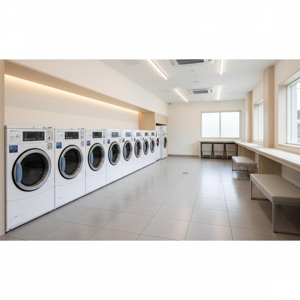 コインランドリー 内装工事