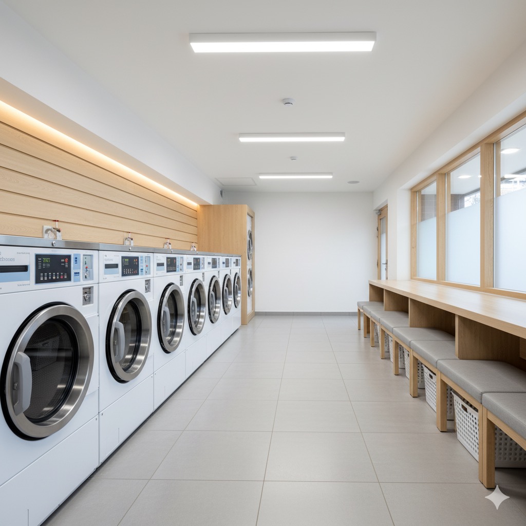 名古屋でコインランドリー開業する排水と電源設備工事の注意点