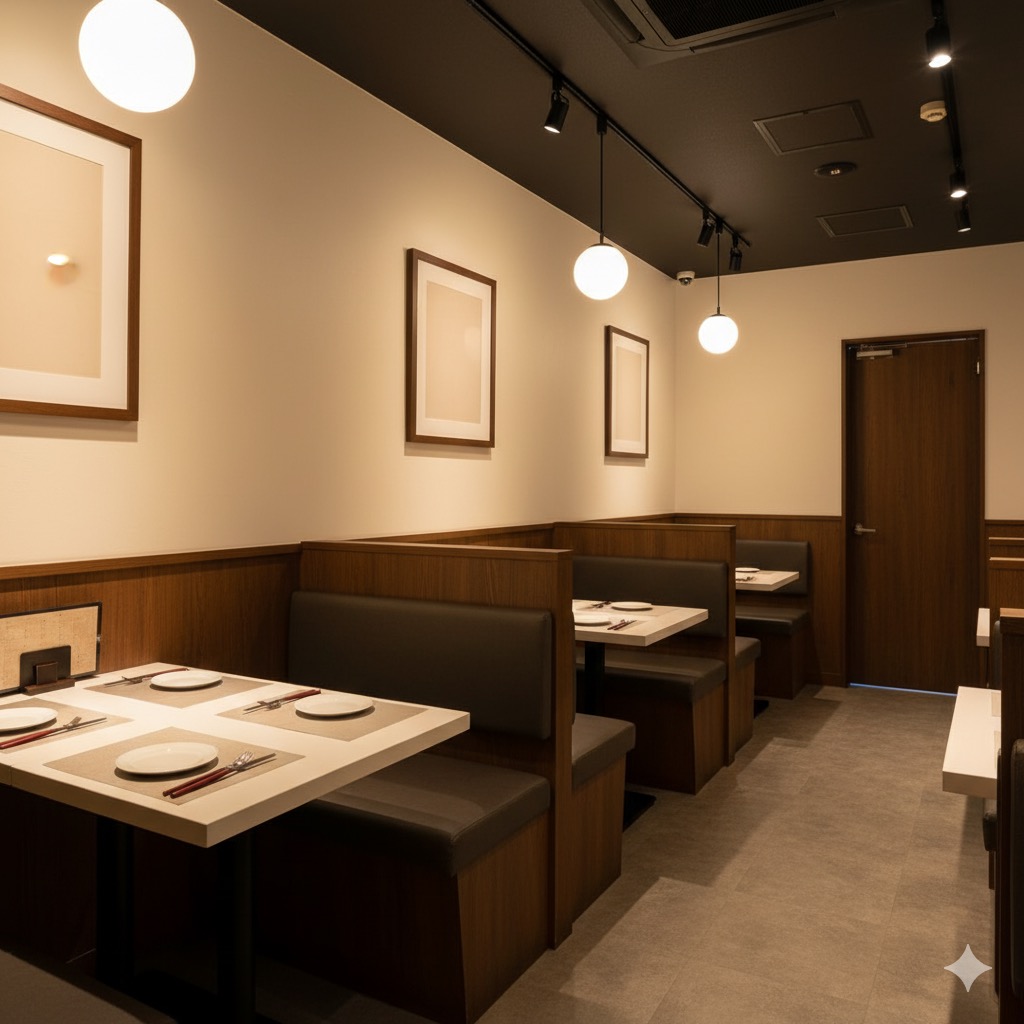 福岡市 飲食店厨房工事 排気ダクト設備イメージ