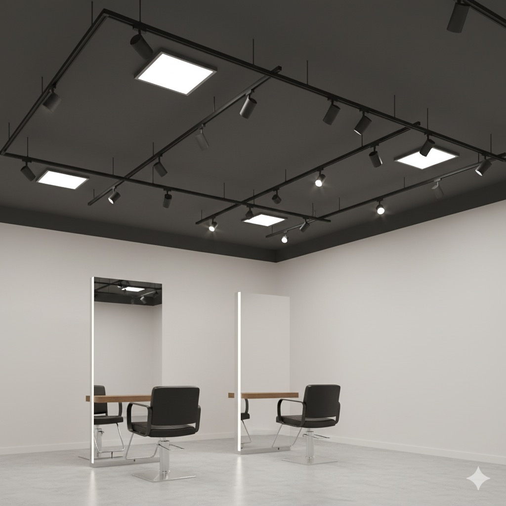 美容室の照明デザインと演出例