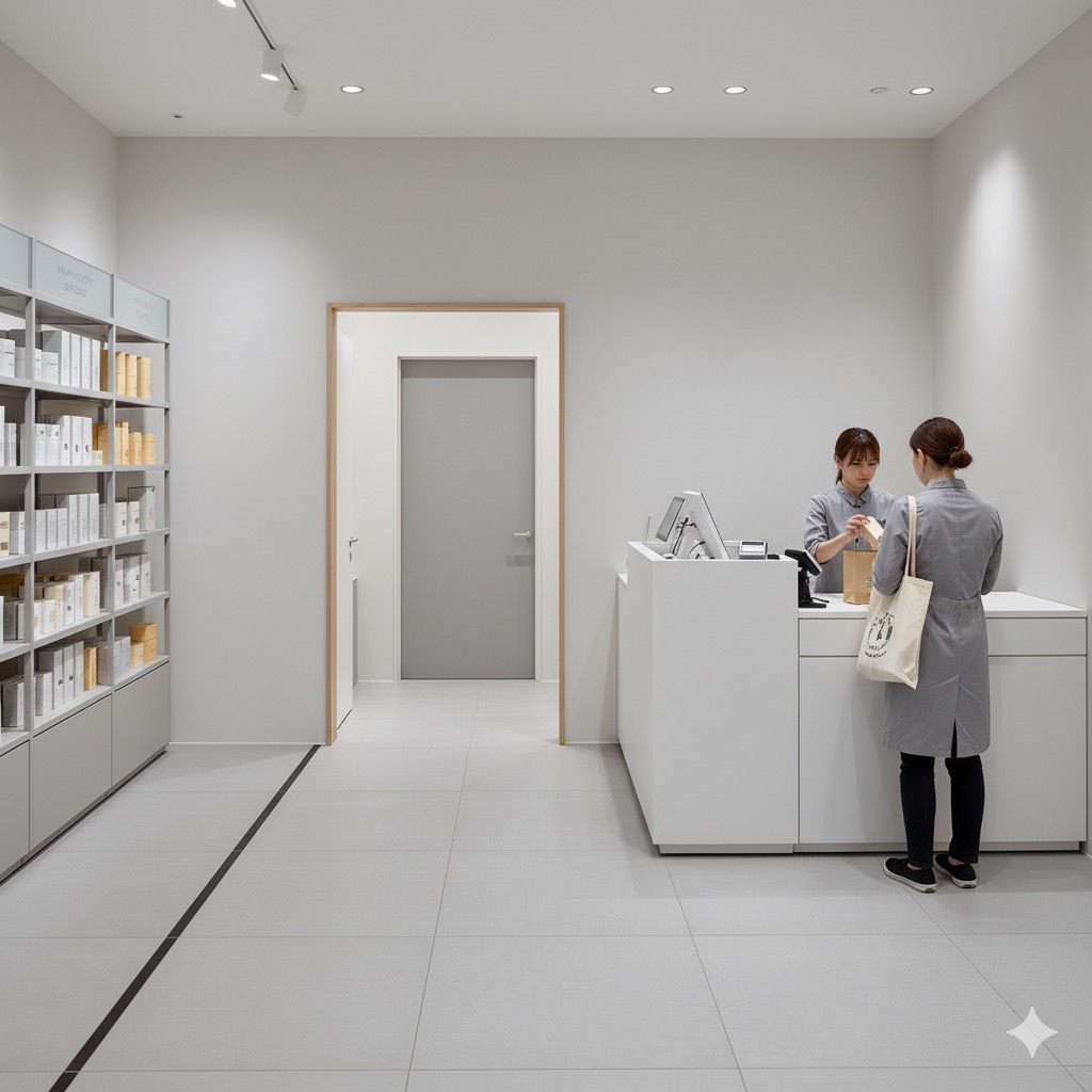 小売店 什器設置 陳列棚 レイアウト調整 施工例