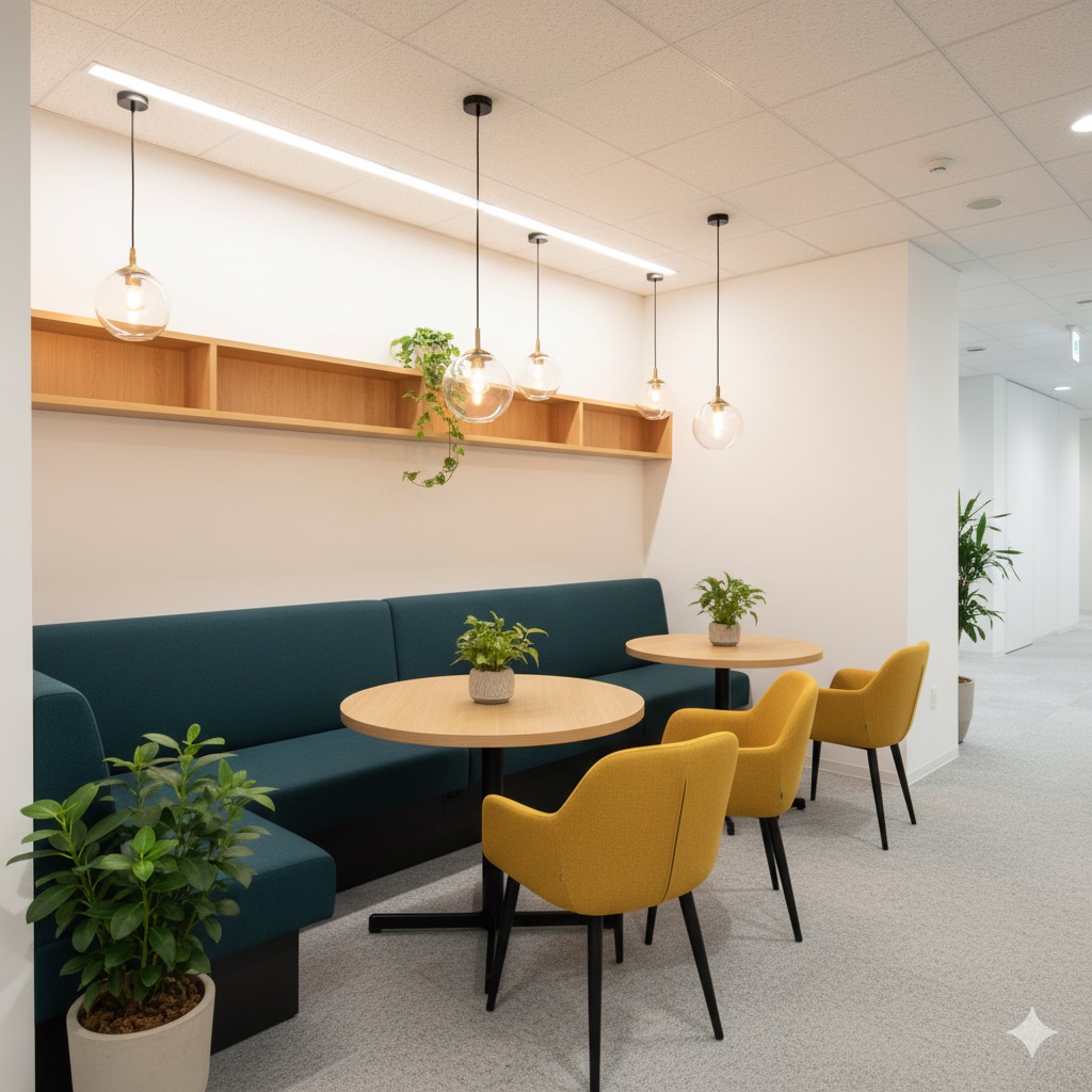 オフィス照明と空調の工夫